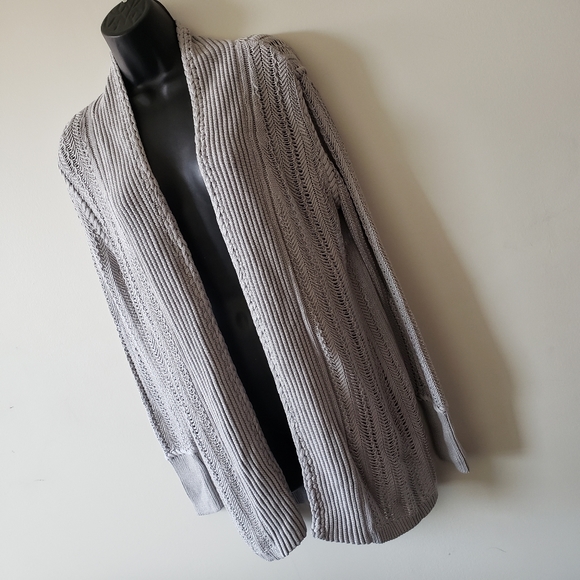 Magaschoni Open Knit Cardigan Sweater - Picture 5 of 14